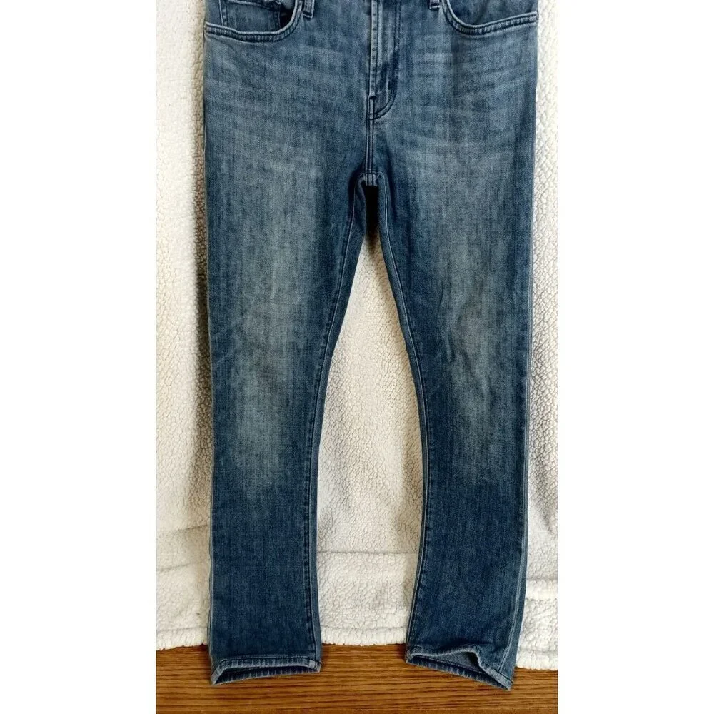 J Brand Women's Skinny Blue Jeans Size 31 Medium Wash 30x28 Mid Rise No Flaws